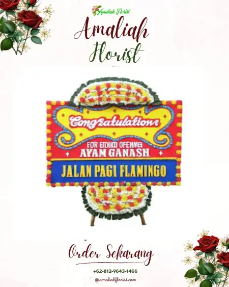 Sewa Papan Bunga Monterado