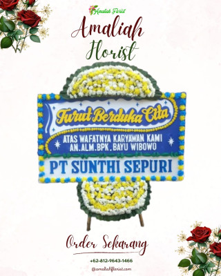 Papan Bunga Duka di Monterado