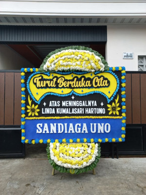 Papan Bunga Duka di Monterado